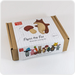 Load image into Gallery viewer, Fox and Mushroom Wool Felt Sewing Kit