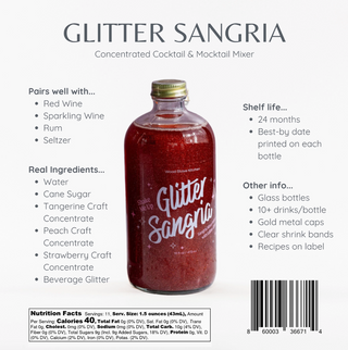 Glitter Sangria Cocktail Mixer - 16oz