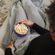 Load image into Gallery viewer, Herringbone Eco-Throw Blanket - Grey/Milk