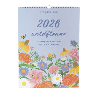 2026 Wildflower Wall Calendar