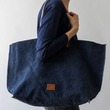 Load image into Gallery viewer, Hana Canvas Boat Bag - Midnight