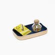 Load image into Gallery viewer, Kawabon Small Felt and Leather Tray - Peacock