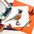 Load image into Gallery viewer, American Robin Art Print - 8x10 Unframed