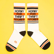 Load image into Gallery viewer, Horny for Thrift Stores Gym Sock