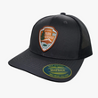 Load image into Gallery viewer, National Park Service Snapback Cap - Grey and Black