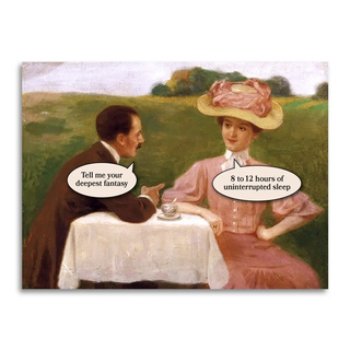 Tell Me Your Deepest Fantasy - 8-12 Hours Sleep Card