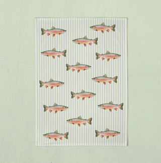 Rainbow Trout Tea Towel