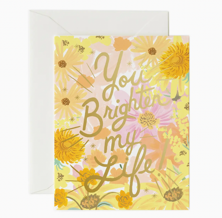 You Brighten My Life Card - RP1