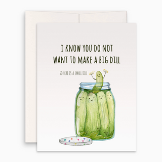 small dill pickle card - LS5