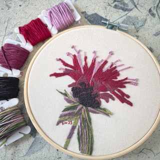 DIY Embroidery Kit 5" - Bee Balm