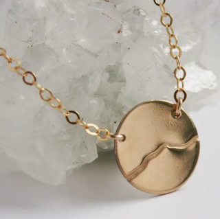 Gosia Meyer Camel's Hump Disc Necklace - Large