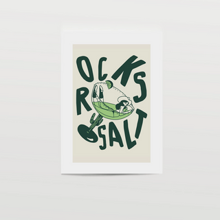 Cowgirl & Margarita Print - 11x14