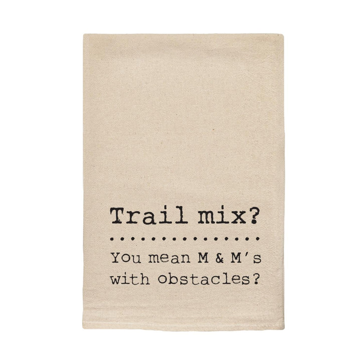 Trail Mix Obstacles Tea Towel