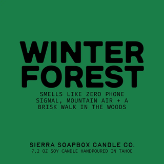 Winter Forest Candle