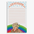Load image into Gallery viewer, Cowgirl Rainbow Dolly Parton Notepad