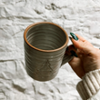 Load image into Gallery viewer, LAURA WHITE POTTERY Bare Rim Mug - Pine Tree