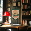 Load image into Gallery viewer, Can't Work Today Arm In A Cast Felt Camp Flag
