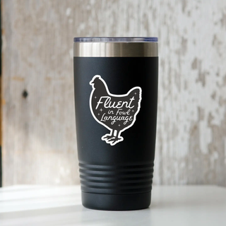 Fluent in Fowl Language Sticker