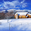 Load image into Gallery viewer, Mad River Valley Matted Print - 16x20