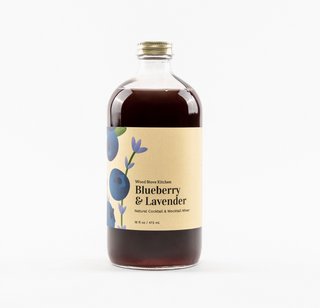 Blueberry and Lavender Cocktail Mixer - 16oz
