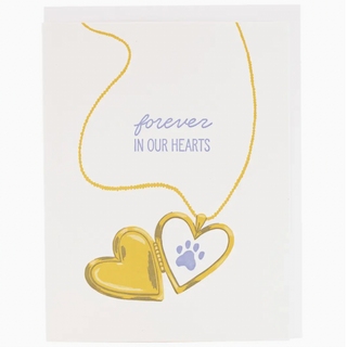 locket pet sympathy card - SI3