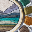 Load image into Gallery viewer, DIY Embroidery Kit 5" - Landscape No. 1