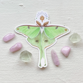 Luna Moth Sticker