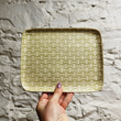 Load image into Gallery viewer, Textured Stoneware Small Tidbit Tray