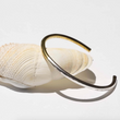 Load image into Gallery viewer, SEA + SAND Cuff - Thick Silver & Brass