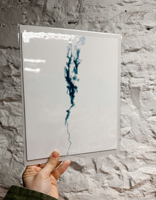 Layered Lake Champlain Print 8x10 - Green