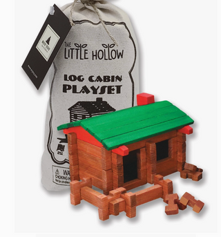 Small Cabin Building Set in Canvas Bag