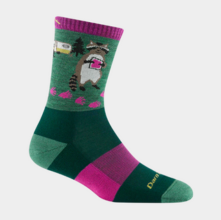 Darn Tough Women's Critter Club Sock - Moss 5001