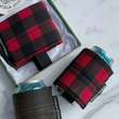 Load image into Gallery viewer, Waxed Canvas Can Cooler - Buffalo Check