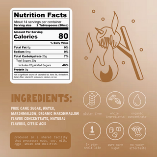 Toasted Marshmallow Simple Syrup - 11oz