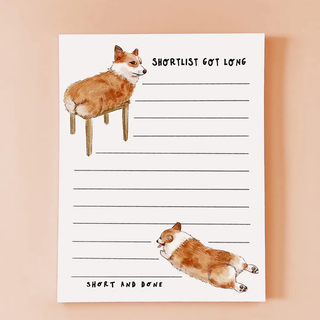 Corgi Shortlist Notepad