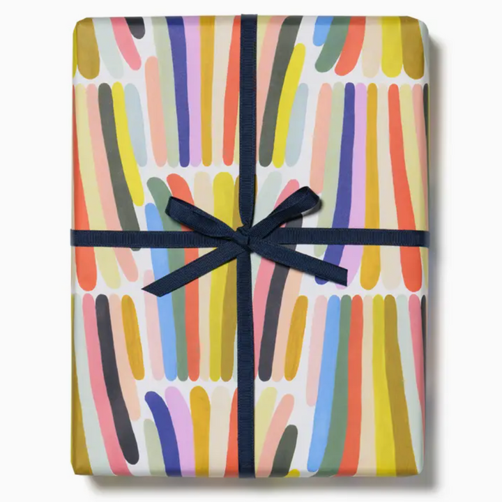 Rainbow Stripes Wrapping Paper - Pickup Only