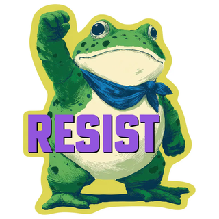 Frog Resist Sticker