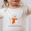 Load image into Gallery viewer, Frosty Snowman Long Sleeve Organic Onesie