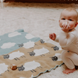 Load image into Gallery viewer, Baby Sheep Eco Throw - Pond / Straw