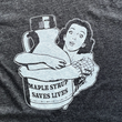 Load image into Gallery viewer, Vermont Maple Syrup Saves Lives T- Shirt - Heather Slate