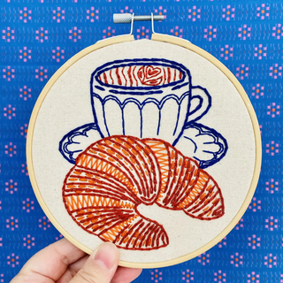 Croissant Embroidery Kit