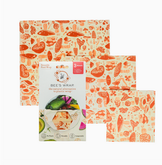 Bee's Wrap Mushroom Magic Assorted 3 Pack - Small, Medium, Large