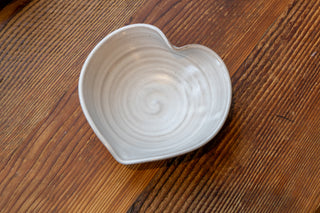 Laura White Pottery Heart Bowl