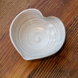 Load image into Gallery viewer, Laura White Pottery Heart Bowl