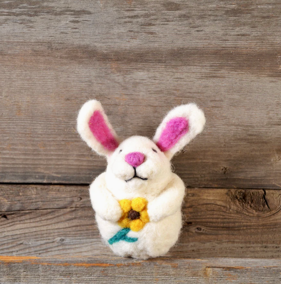 Easter Bunny Needle Felting Kit Ornament