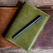 Load image into Gallery viewer, Handmade Medium Leather Journal - Moss