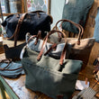 Load image into Gallery viewer, Red House Medium Zip Tote - Forest