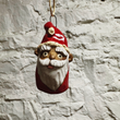 Load image into Gallery viewer, Victory Pottery Santa Head Ornament