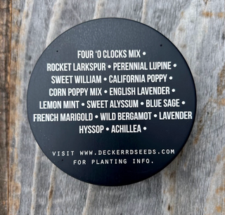 Wildflower Seeds Tin - Deer Resistant Mix