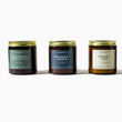 Load image into Gallery viewer, Amber Jar Mini Candle - Evergreen + Eucalyptus